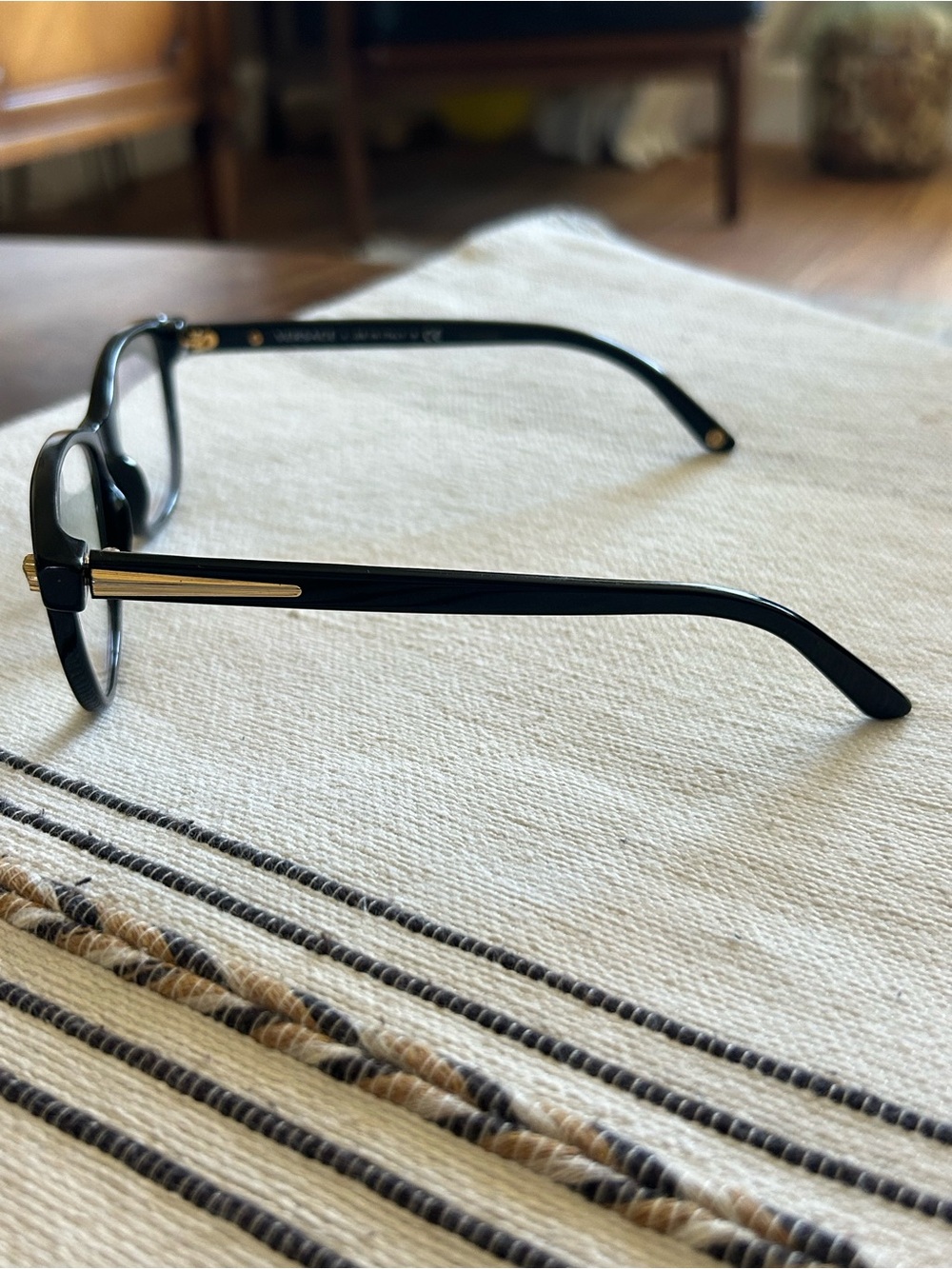 Versace MOD 3153 Black Medusa Eyeglasses Frames 53□16 Made in Italy - Picture 4 of 11